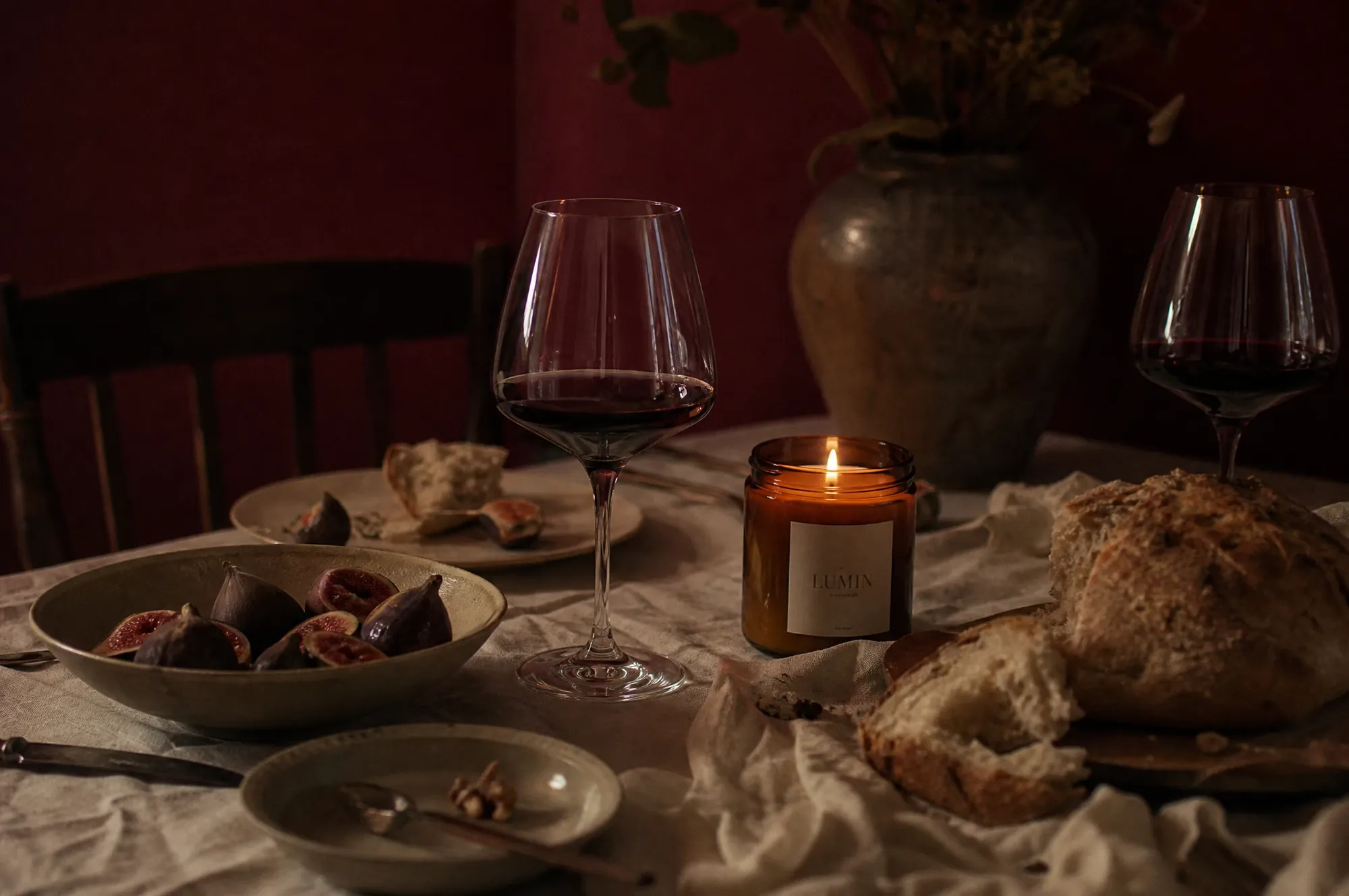 Low Light on a dinner table